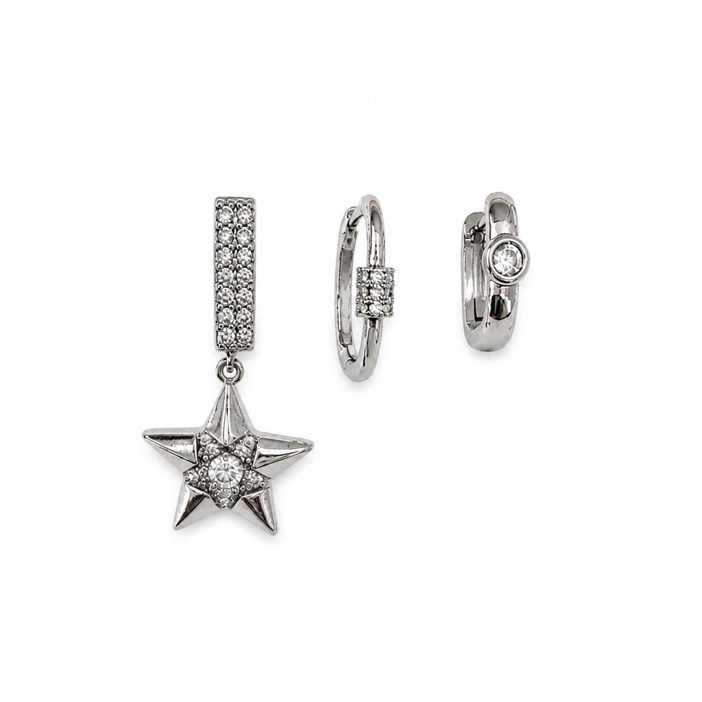 Xuping Stern-Ohrring-Set – Edelstahl | Wasserfest