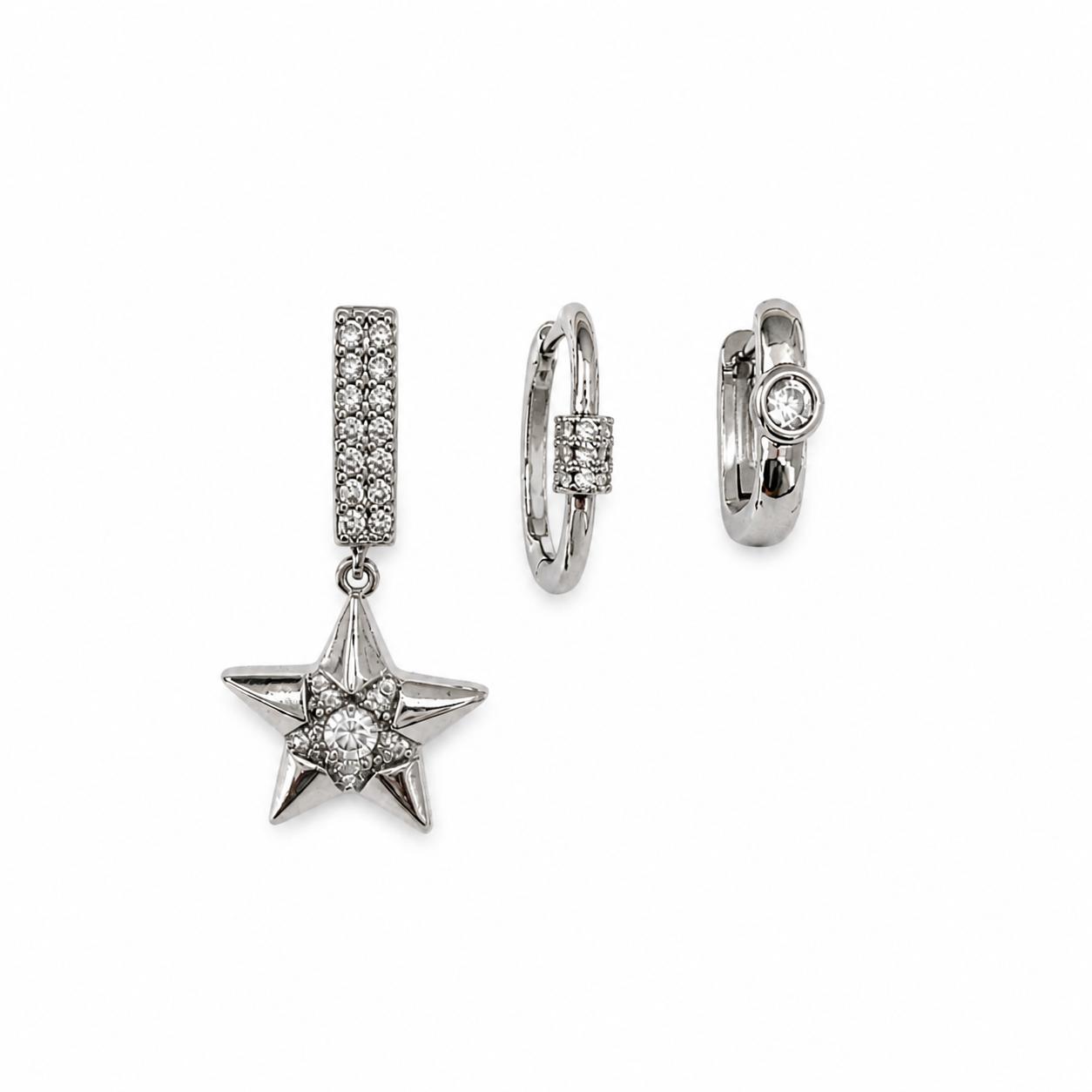 Xuping Stern-Ohrring-Set – Edelstahl | Wasserfest