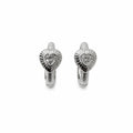 Xuping Heart Detailed Silver Earrings – Steel | Water Resistant
