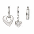 Xuping Heart-Shaped Stainless Steel Earring Set – Water-Resistant