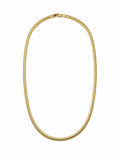 Xuping Schlangenkette Halskette – Edelstahl Wasserfest 21 CM Feste Kette