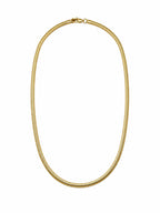 Xuping Schlangenkette Halskette – Edelstahl Wasserfest 21 CM Feste Kette