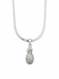 Pineapple Figure Steel Necklace – Water Resistant Adjustable Necklace