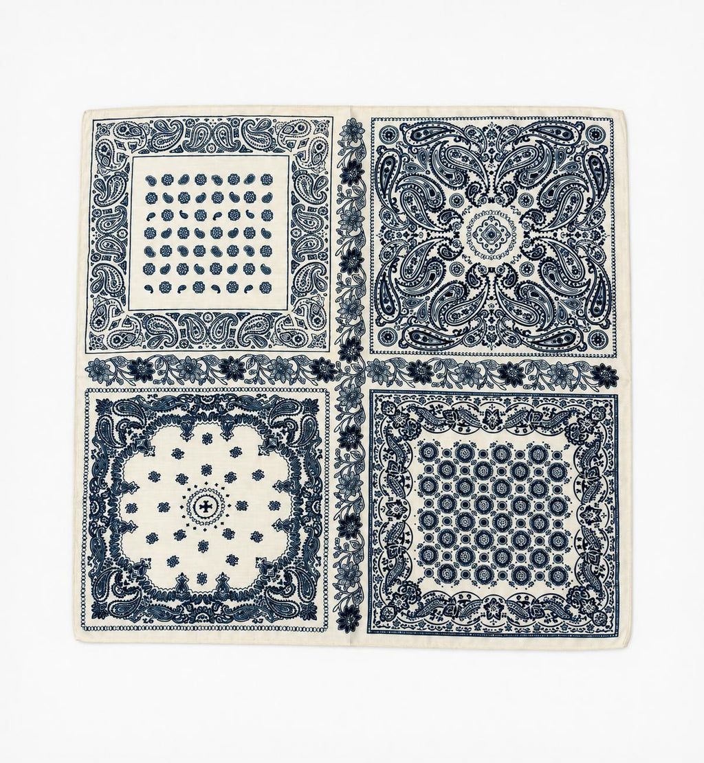 Patchwork Patterned Cotton Scarf – Versatile Use | 67 CM