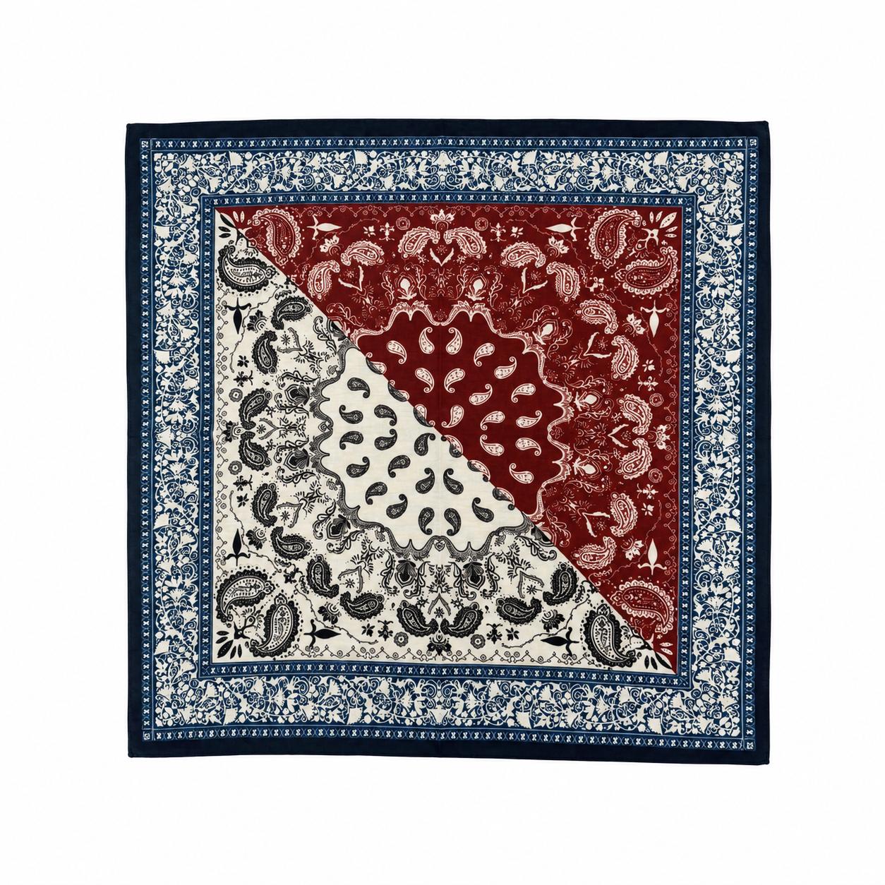 Patterned Cotton Scarf – Versatile Use | 67 CM