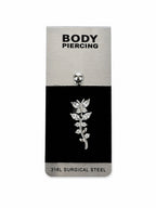 Butterfly Belly Button Ring | 316L Surgical Steel