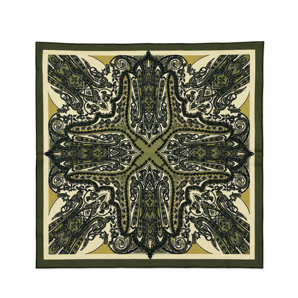 Patterned Bandana Scarf – Multi-purpose Hair, Neck, Bag & Belt Accessory 52 CM