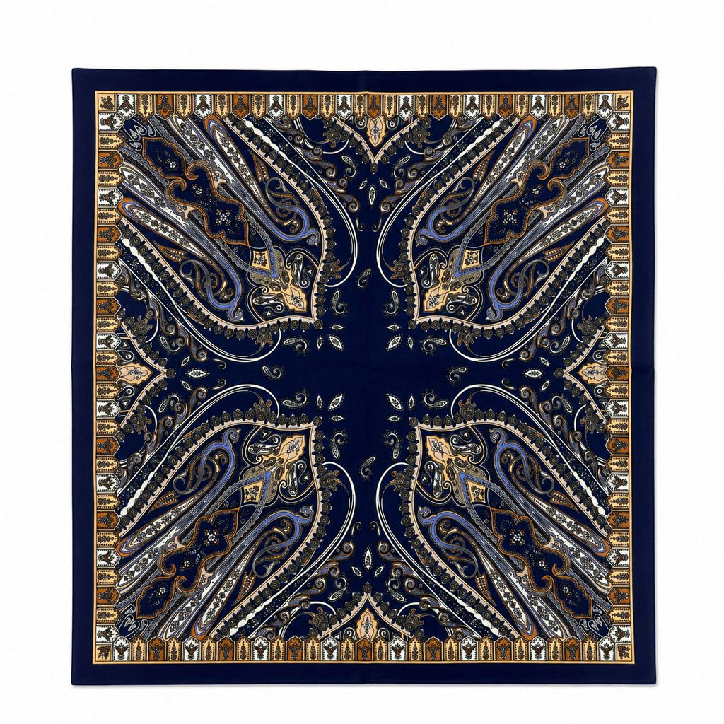 Patterned Bandana Scarf – Multi-purpose Hair, Neck, Bag & Belt Accessory 52 CM