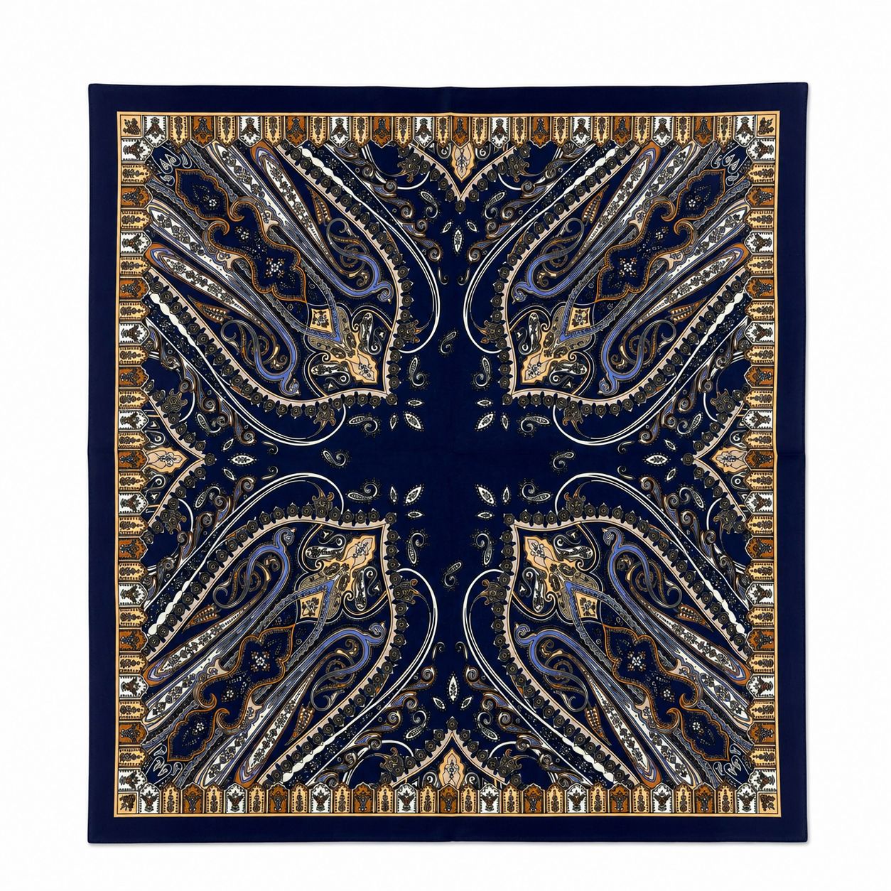 Patterned Bandana Scarf – Multi-purpose Hair, Neck, Bag & Belt Accessory 52 CM