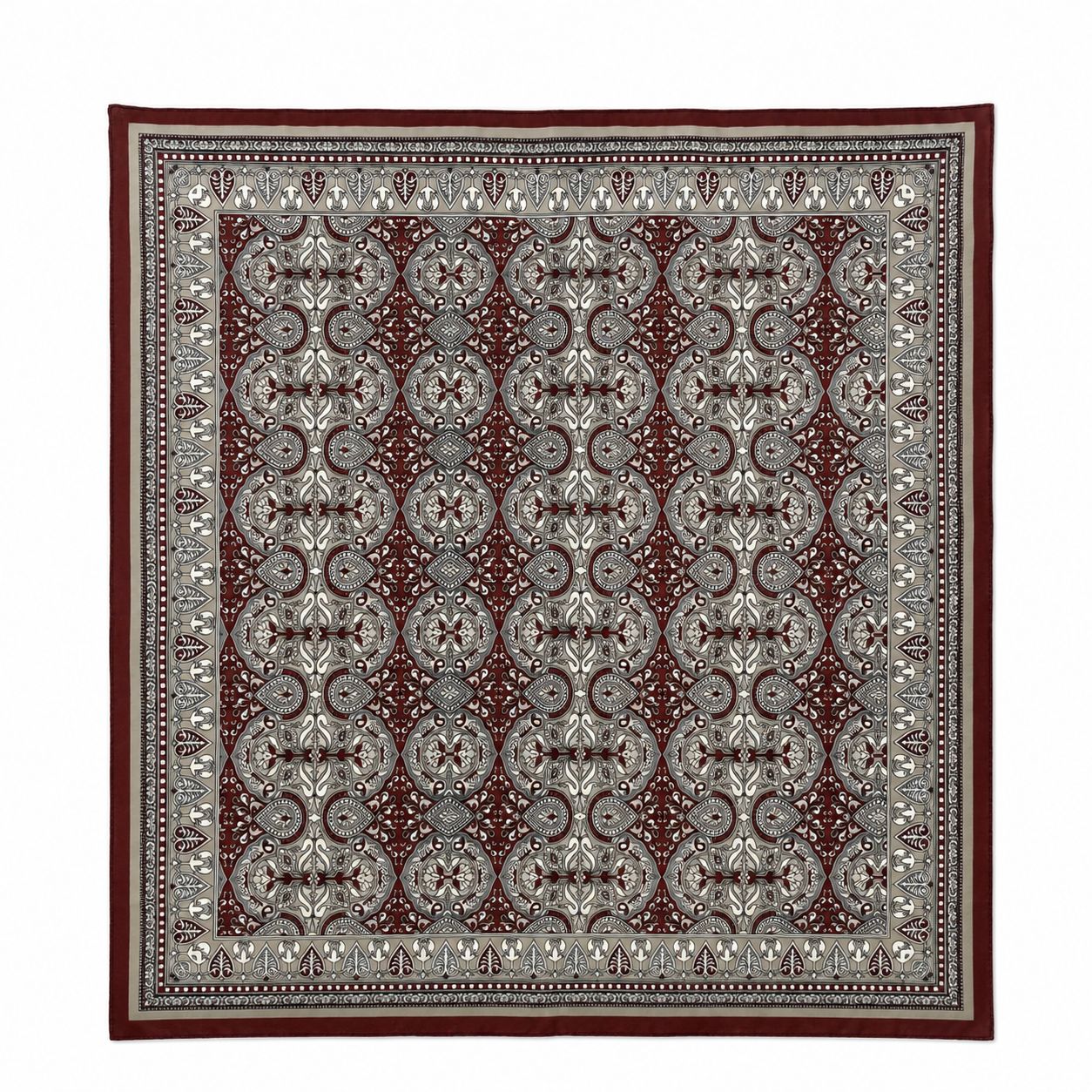 Patterned Bandana Scarf – Multi-purpose Hair, Neck, Bag & Belt Accessory 52 CM