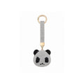 Schlüsselanhänger & Taschenaccessoire Panda mit Steinen