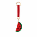 Schlüsselanhänger & Taschen-Accessoire mit Wassermelonen-Motiv und Strasssteinen