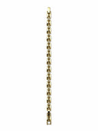 Xuping Edelstahl 18K vergoldetes Armband mit Steinbesatz – 19 CM