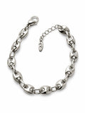 Xuping Steel Stone Detailed Chain Bracelet – Adjustable Size