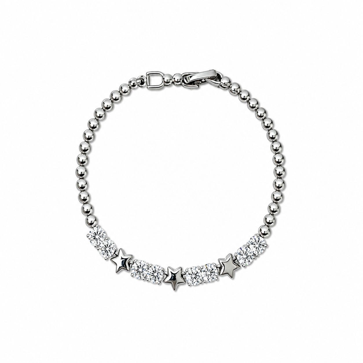 Xuping Star Detailed Steel Bracelet – 19 CM