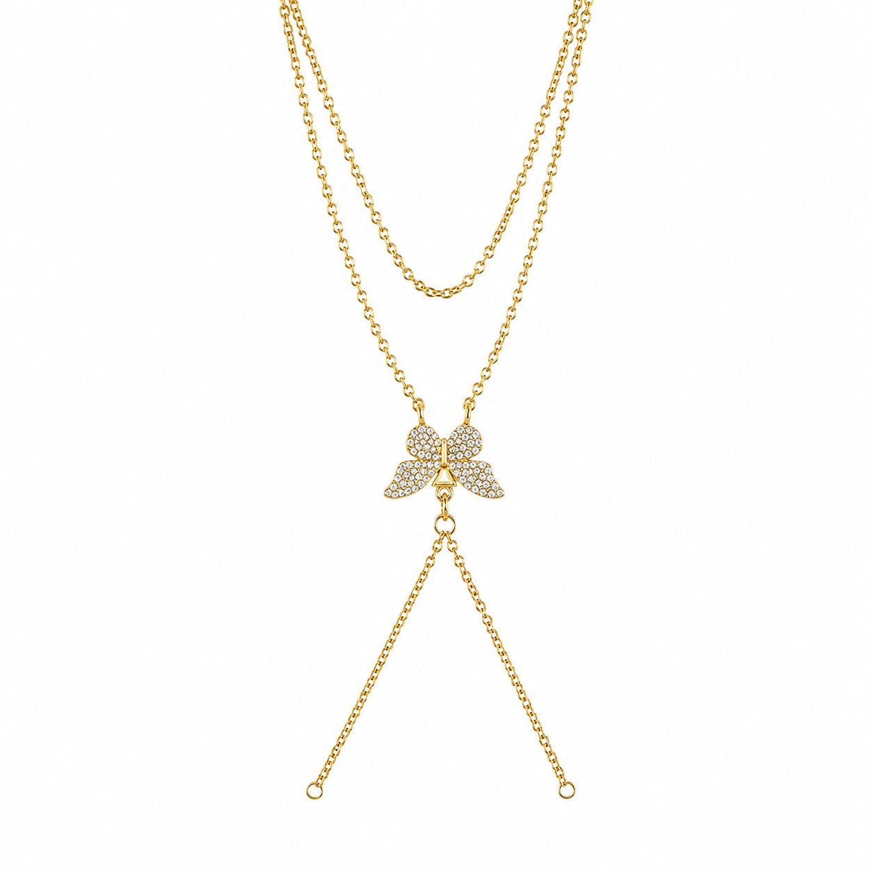Xuping Stone Butterfly Shahmeran - 18K Gold Plated