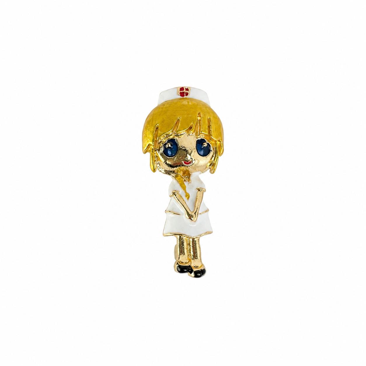Little Nurse Brooch – Nurse Figurine Design