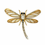 Crystal Dragonfly Brooch – Elegant and Sparkling Design