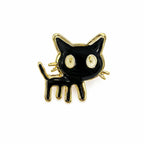 Black Cat Brooch – Minimalist and Cute Design