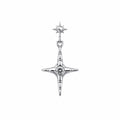 Star-shaped Zircon Surgical Steel Ear Piercing