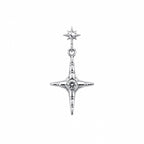 Star-shaped Zircon Surgical Steel Ear Piercing