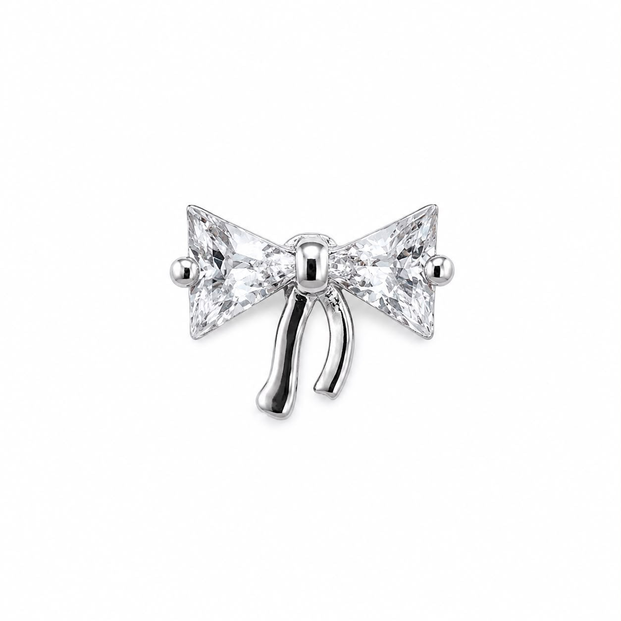 Ohrpiercing aus Chirurgenstahl mit Schleifendetail