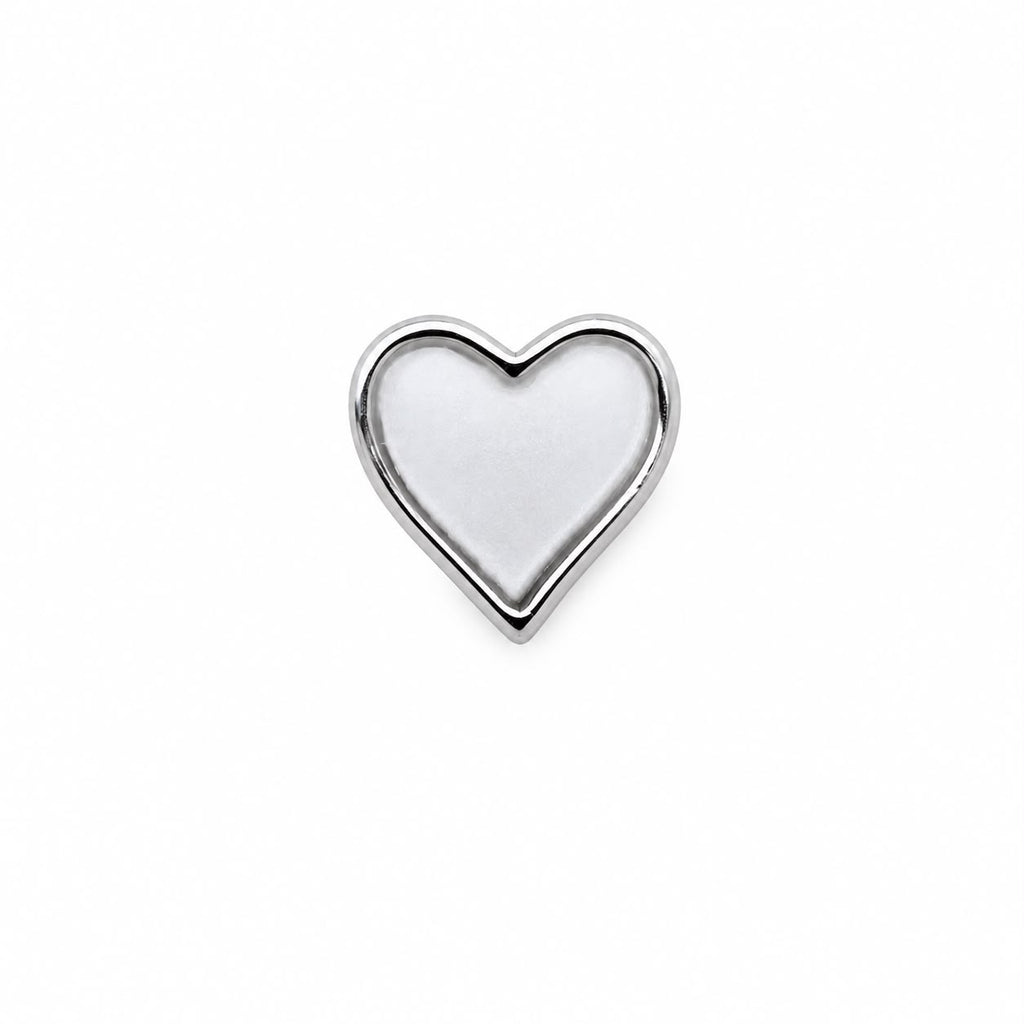 Minimal Heart Figure Surgical Steel Ear Piercing