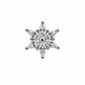 Star-shaped Gemstone Surgical Steel Ear Piercing