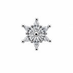Star-shaped Gemstone Surgical Steel Ear Piercing