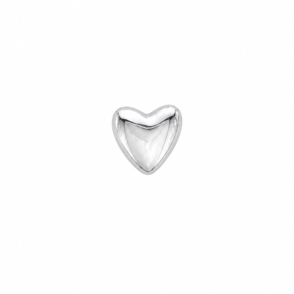 Heart-Shaped Surgical Steel Ear Piercing