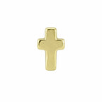 14K Gold Plated Cross Ear Piercing