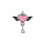 Winged Heart Ear Piercing