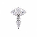 Stone Detail Dangle Ear Piercing