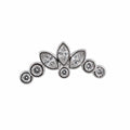 Zircon Stone Lotus Ear Piercing