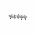 Five Stone Zircon Surgical Steel Ear Piercing