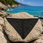 Handmade Örgü Bandana – Bohem Stil Saç Aksesuarı
