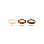 Modern Reçine Bileklik – Minimal Kalın Bangle Bileklik