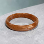 Modern Reçine Bileklik – Minimal Kalın Bangle Bileklik