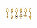 Mystic Charm Steel Earring Set – 18K Gold Plated