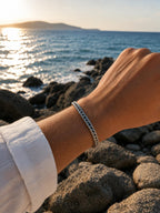 Braided Chain Steel Men's Bracelet – 21 CM Fixed Size