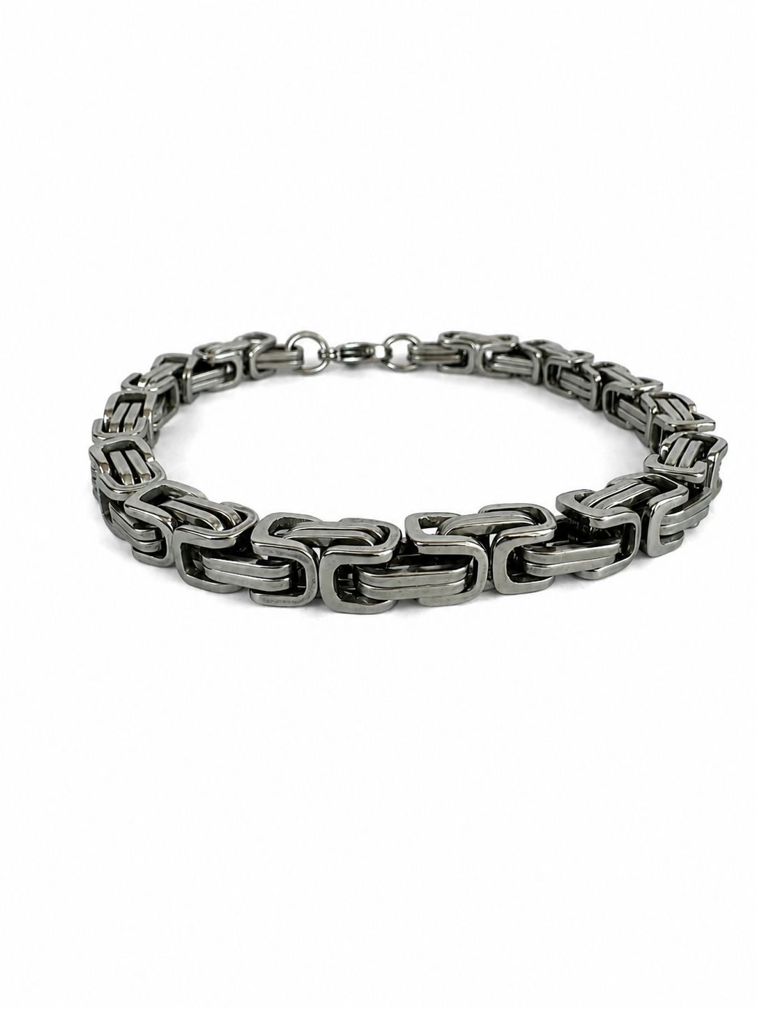 Herren-Edelstahl-Kettenarmband – 22 CM Einheitsgröße