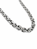 Steel Chain Necklace – Modern Unisex Design | 26 CM Fixed Length