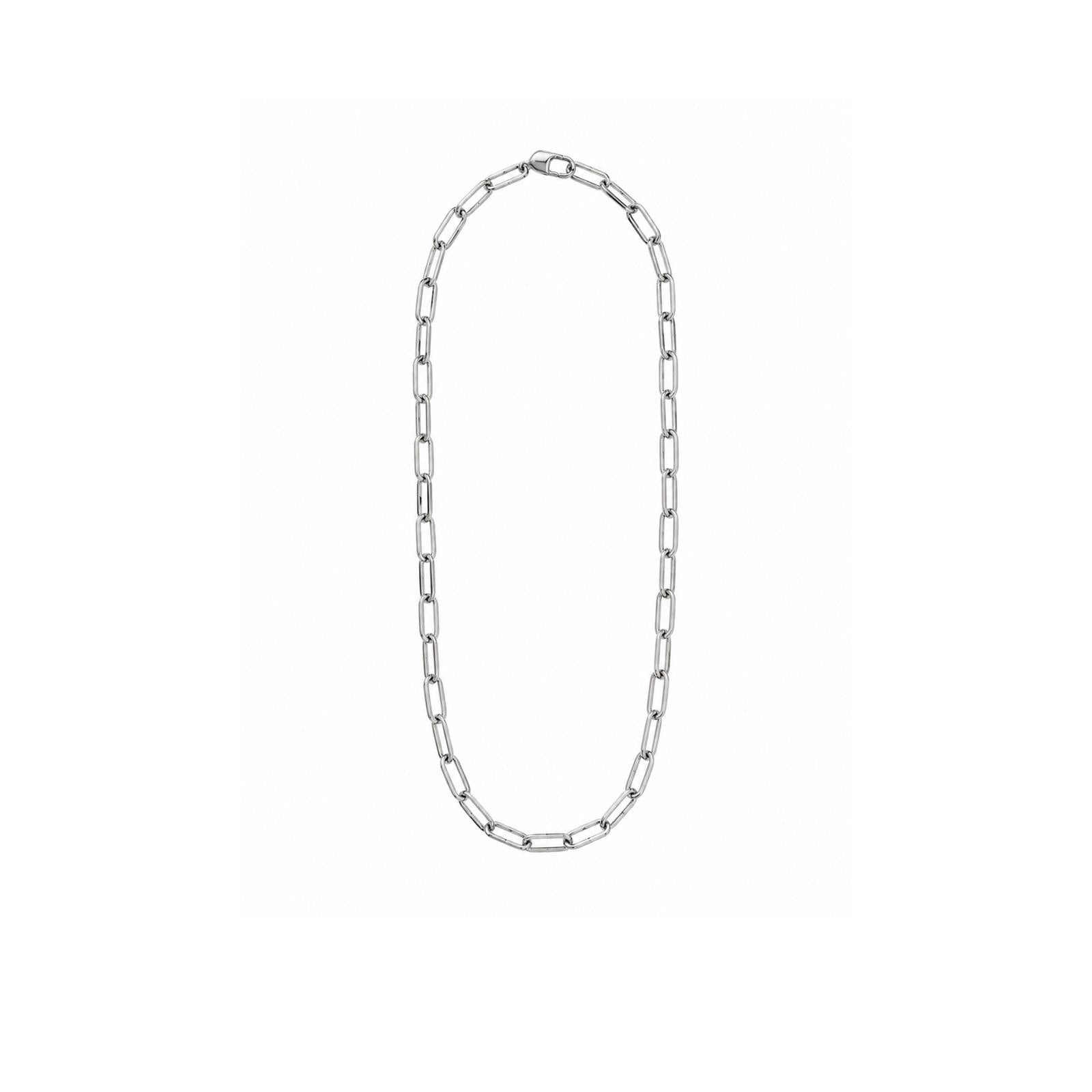 Xuping Rectangle Chain Necklace - Stainless Steel Water-Resistant 21 CM