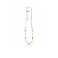 Dragonfly Charm Necklace – Steel 14K Gold Plated Waterproof Necklace