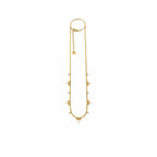 Dragonfly Charm Necklace – Steel 14K Gold Plated Waterproof Necklace