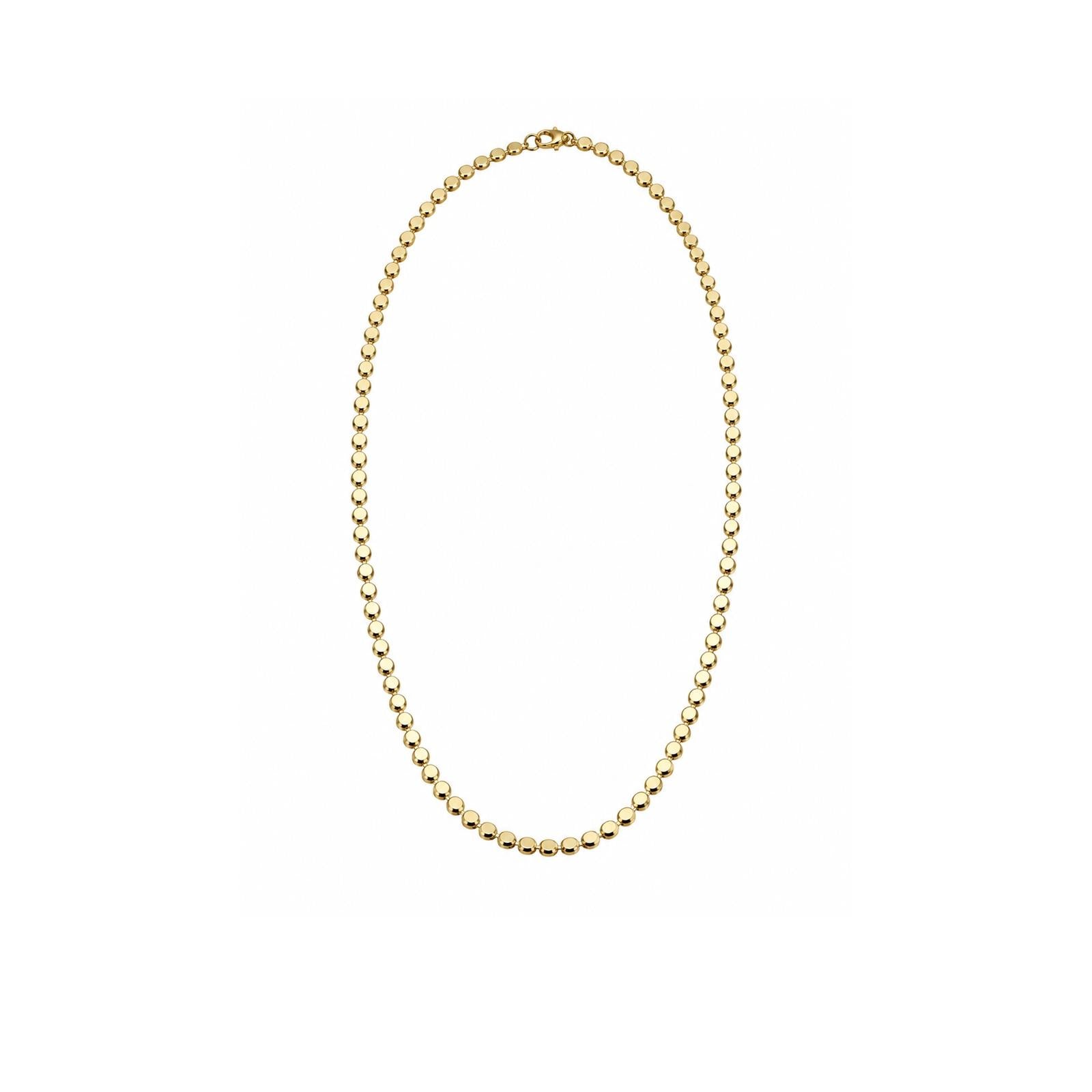Xuping Top Chain Necklace – 18K Gold Plated Steel Necklace | 21 CM
