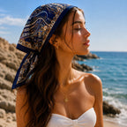 Patterned Bandana Scarf – Multi-purpose Hair, Neck, Bag & Belt Accessory 52 CM