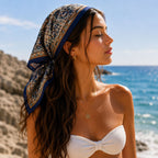 Patterned Bandana Scarf – Multi-purpose Hair, Neck, Bag & Belt Accessory 52 CM