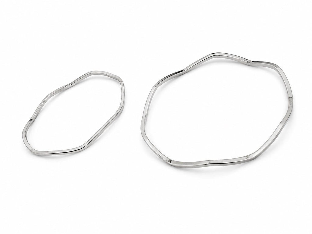 Minimal Steel Bracelet Set – Set of 2 Combination Bracelets