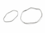 Minimal Steel Bracelet Set – Set of 2 Combination Bracelets